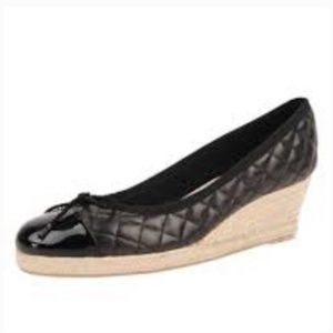 NEW Quilted Cap-Toe Espadrilles Made in Spain